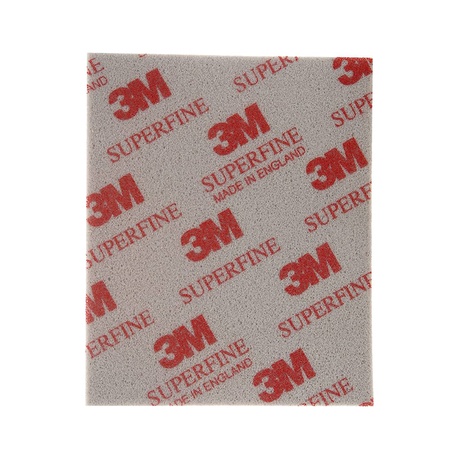 3M Softback Wet Or Dry Sanding Sponge Superfine 115mm x 140mm 03810 x 20 Pack
