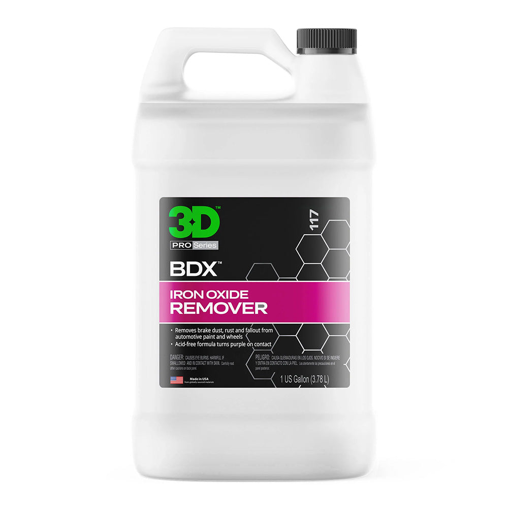 3D 117 BDX 3.78L Brake Dust Iron Oxide Remover Wheel Cleaner Acid Free