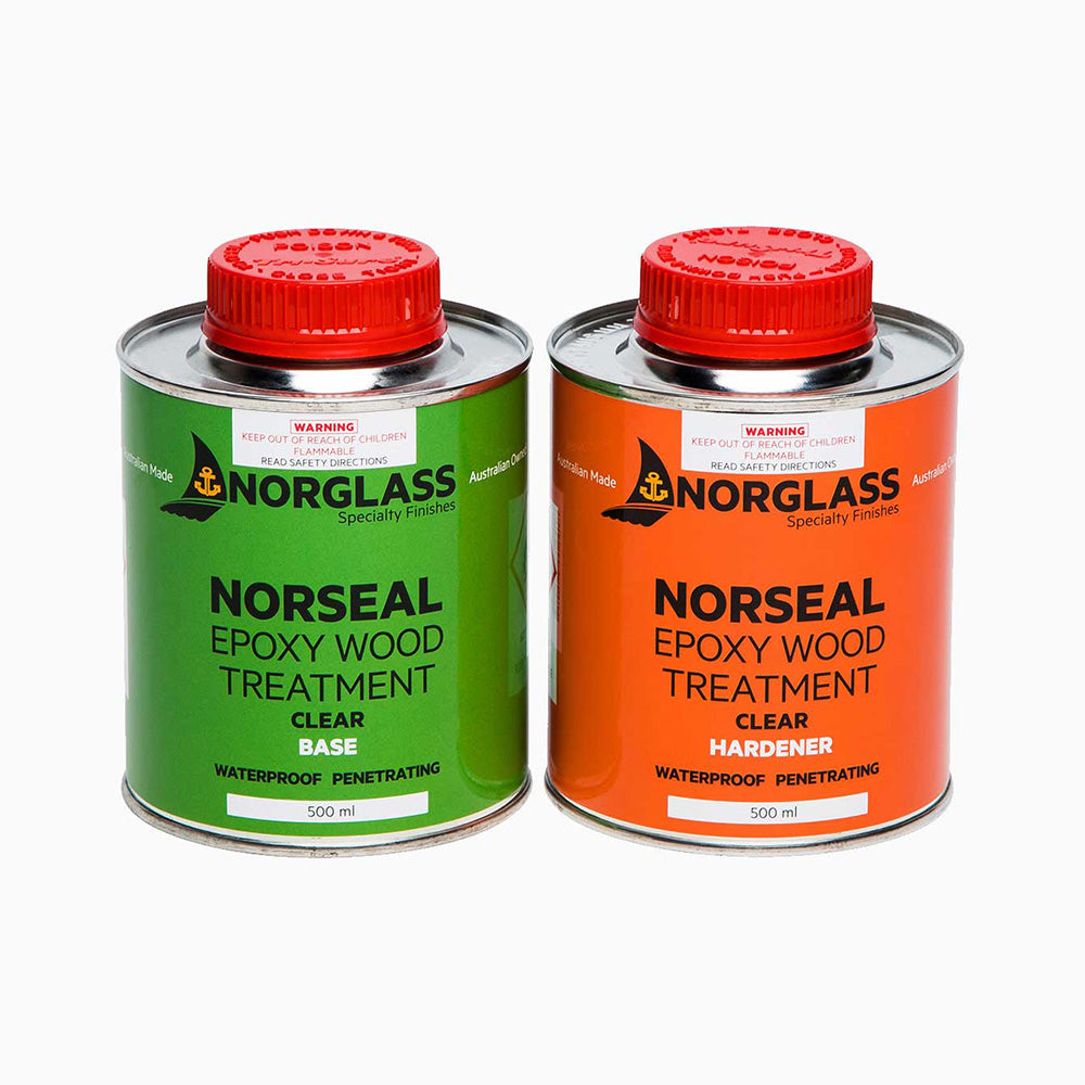 NORGLASS Norseal 2 Pack Epoxy Wood Treatment 500ml Clear Waterproof