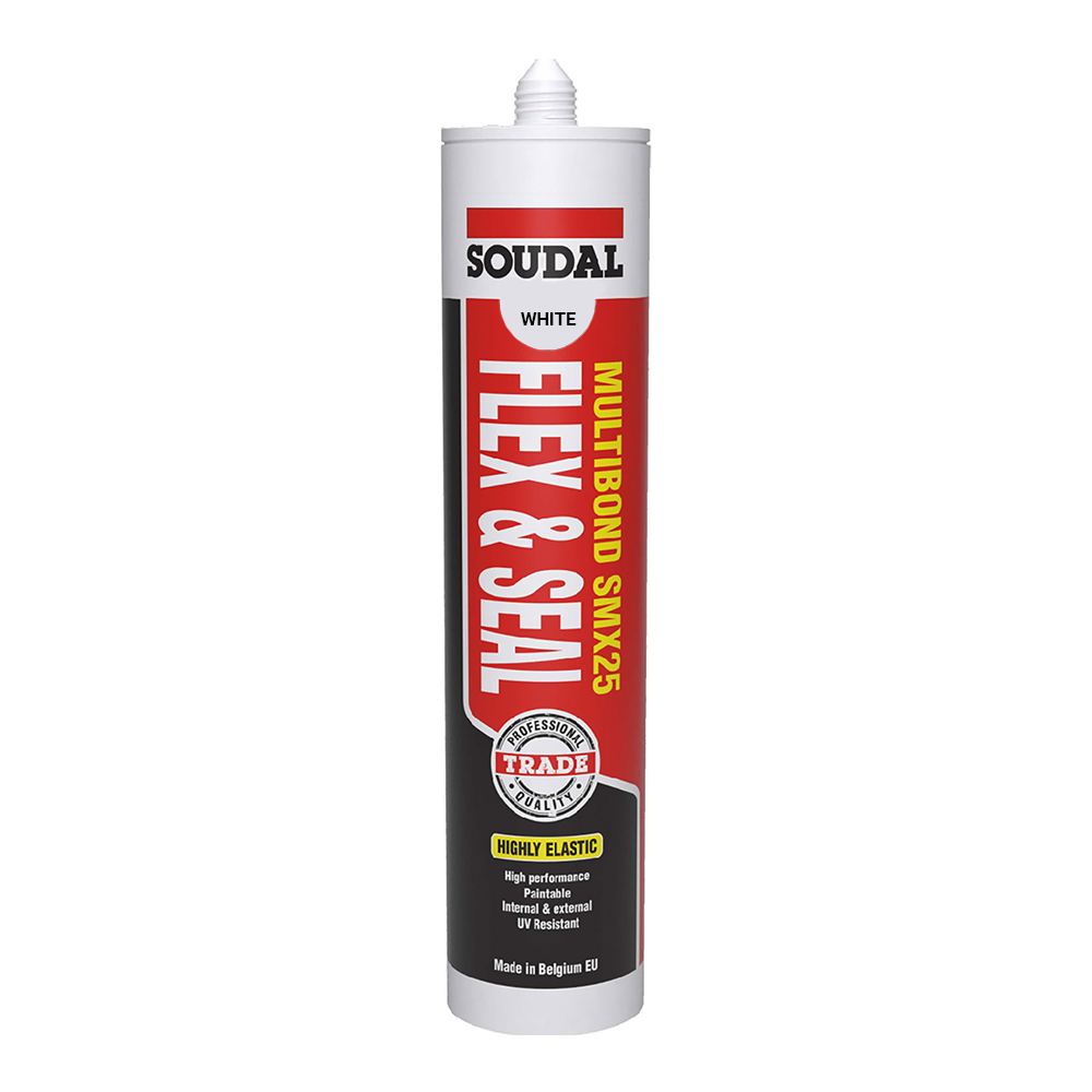 SOUDAL Multibond SMX25 Flex & Seal White Joint Sealant 290ml Cartridge