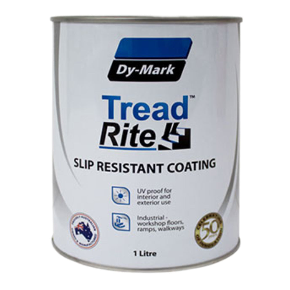 DY-MARK TreadRite 1L Black Bulk Slip Resistant Coating P5 Rated Anti-Slip Paint
