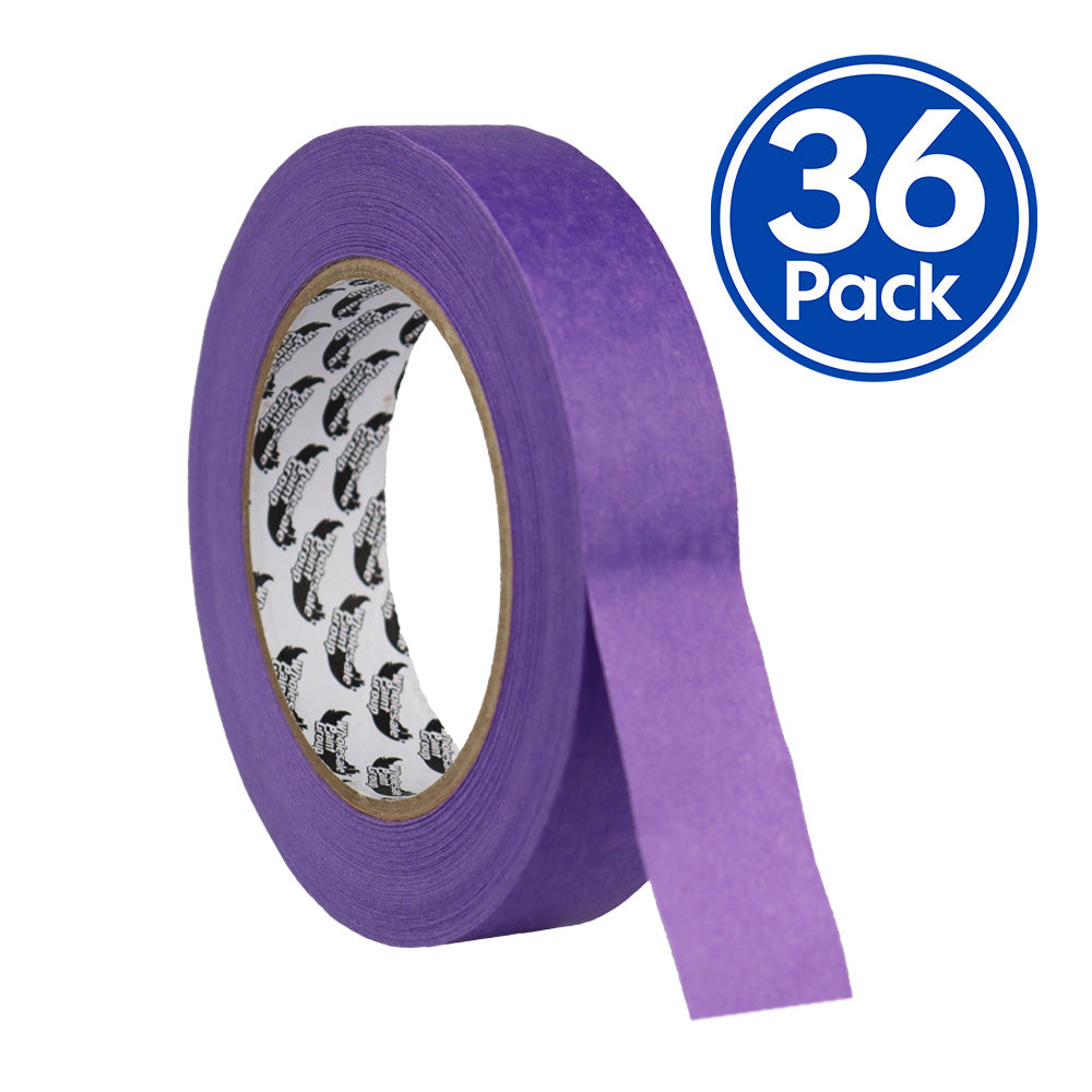 WPG General Purpose Automotive Purple Masking Tape 24mm x 50m x 36 Pack