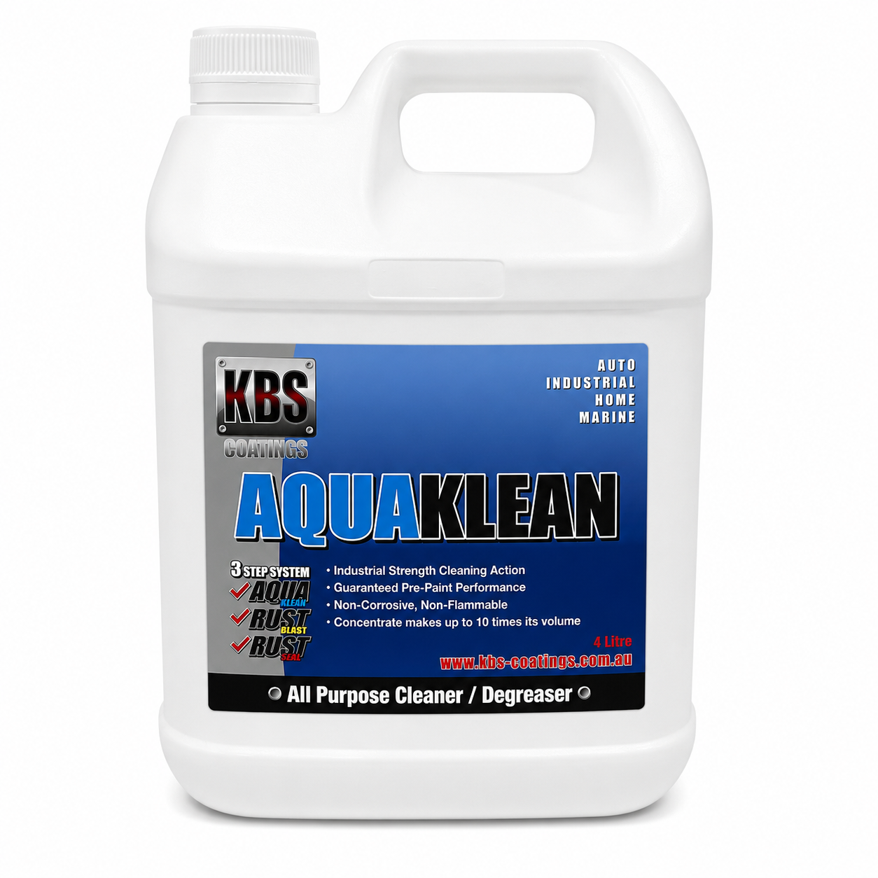 KBS AquaKlean 4L Concentrated Cleaner & Degreaser Paint Preparation