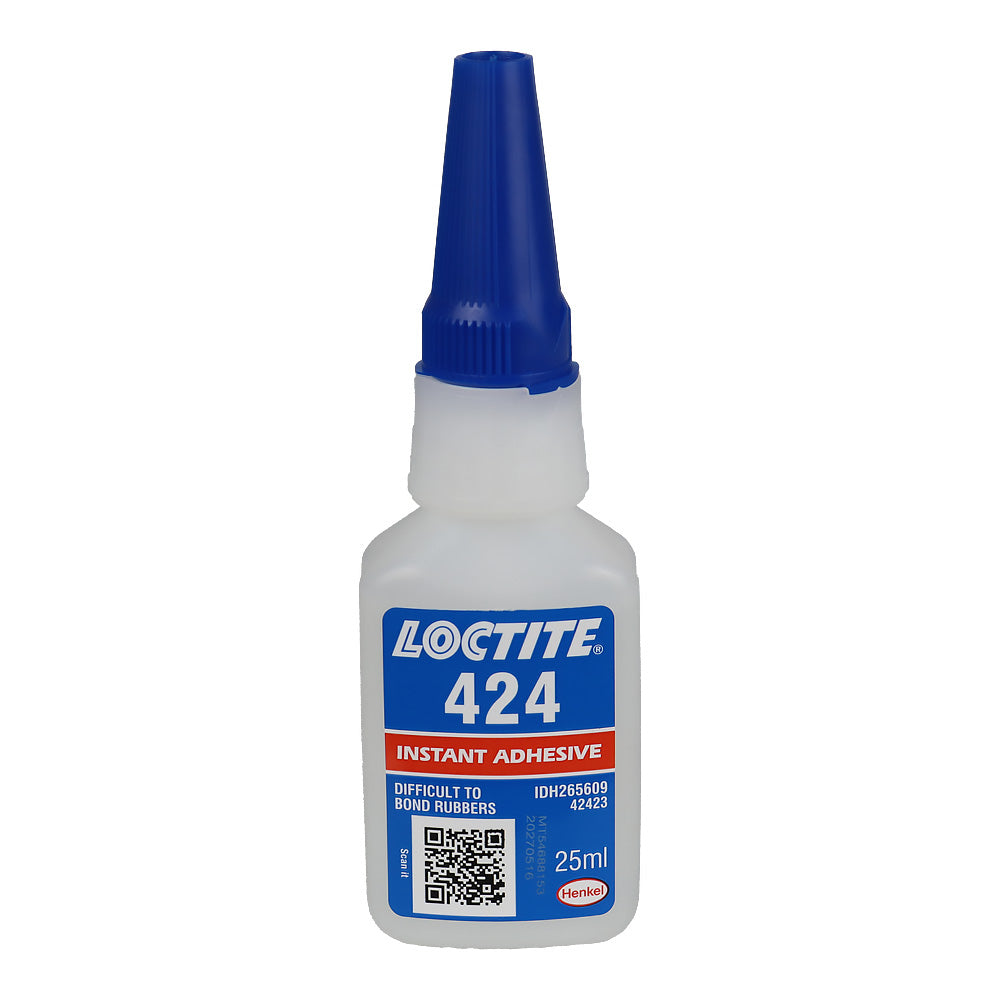 LOCTITE 424 Instant Adhesive 25ml Medium Viscosity EPDM SBR Bonding