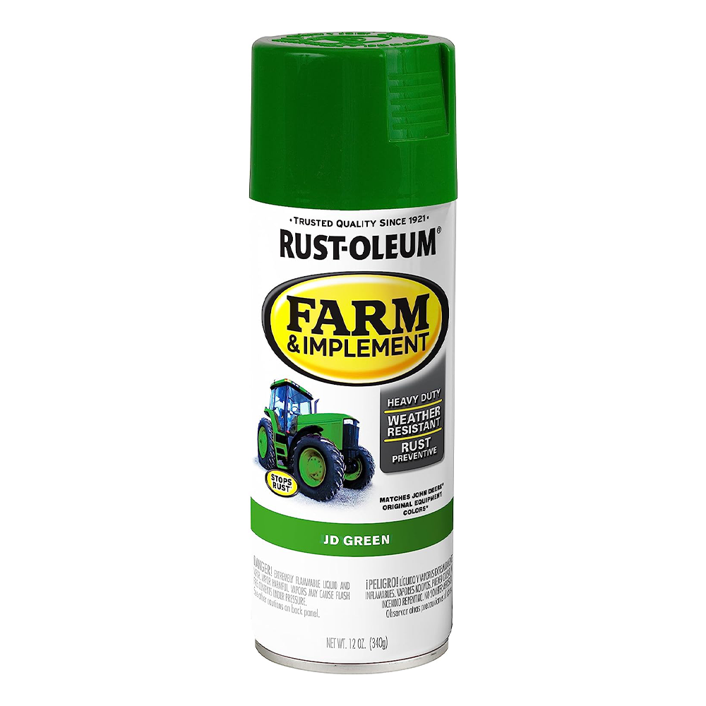 RUST-OLEUM Farm Equipment Spray Paint John Deere Green 340g Aerosol x 3 Pack