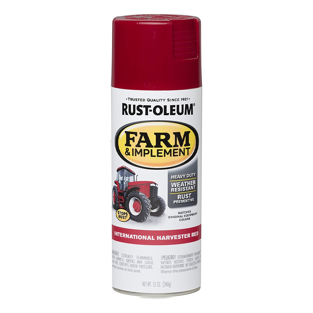 RUST-OLEUM Farm Equipment International Harvester Red Spray Paint 340g x 3 Pack