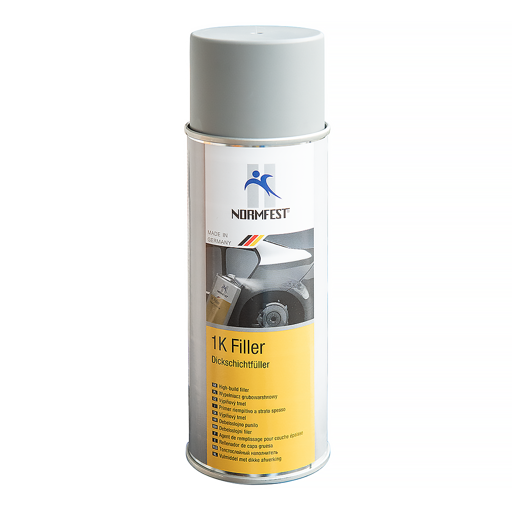 NORMFEST 1K Automotive High Build Primer Filler Aerosol 400ml Grey