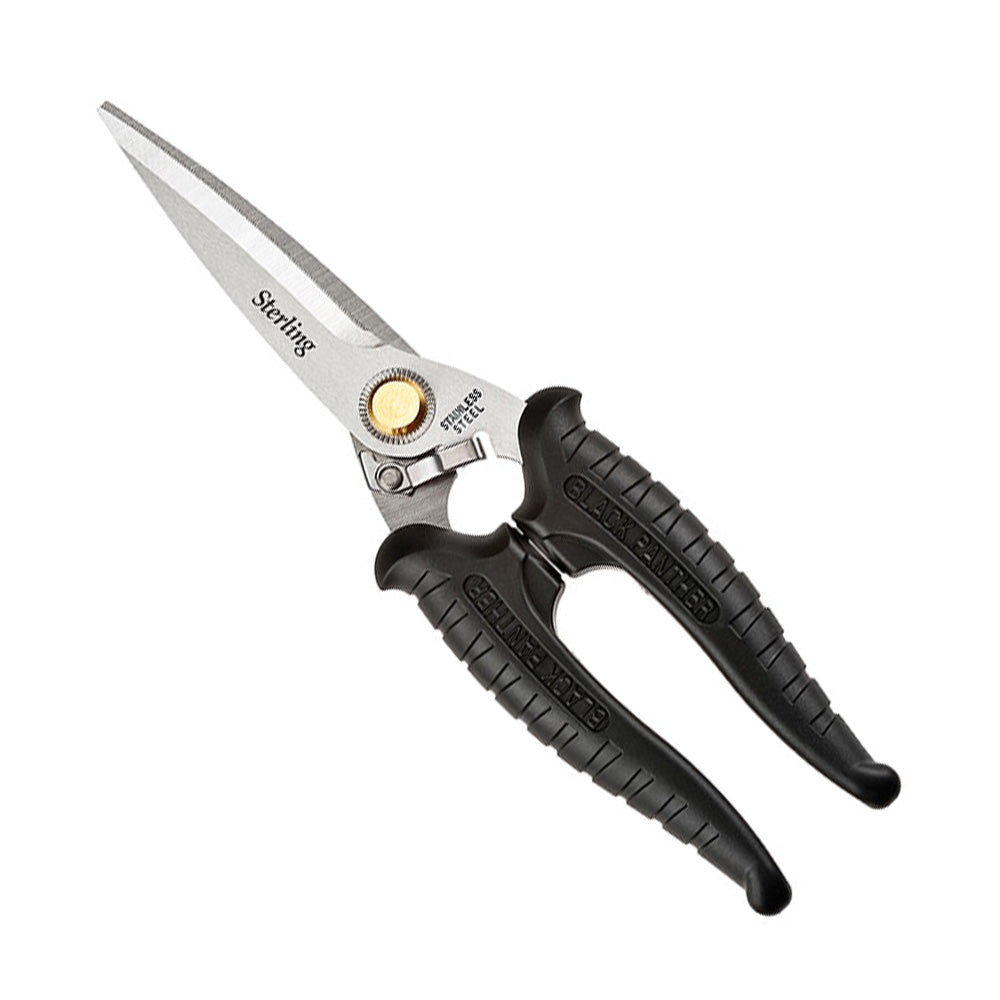 STERLING Black Panther 8" 200mm High Tensile Snips Stainless Steel Black