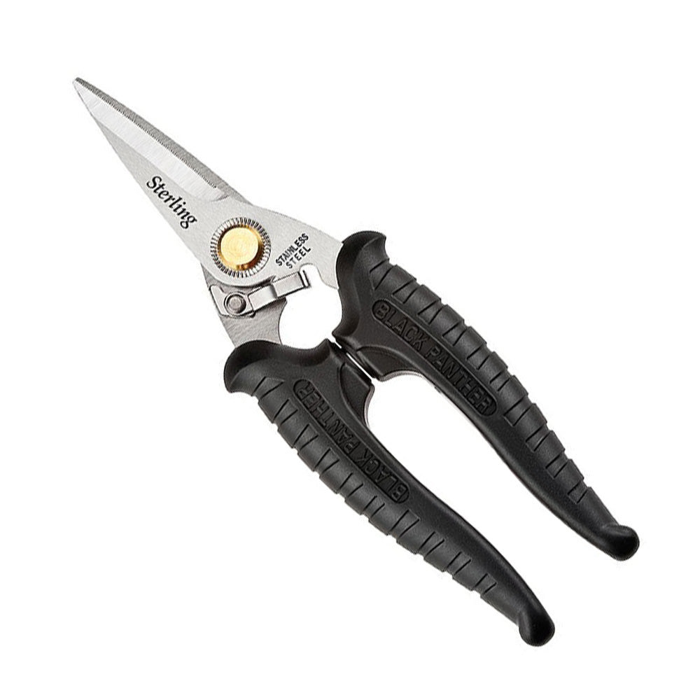STERLING Black Panther 7" 185mm High Tensile Snips Stainless Steel Black