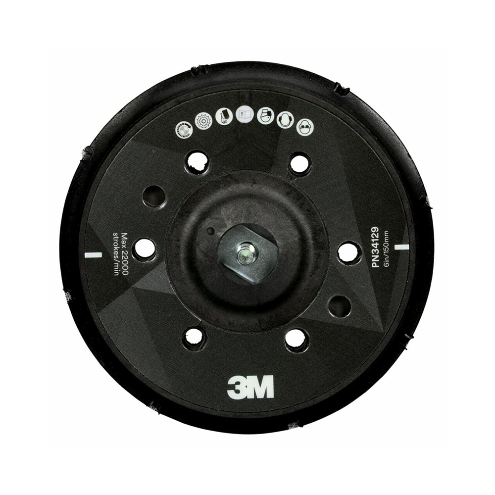 3M Perfect-It 34129 Random Orbital Polisher Backing Pad 150mm Hook & Loop