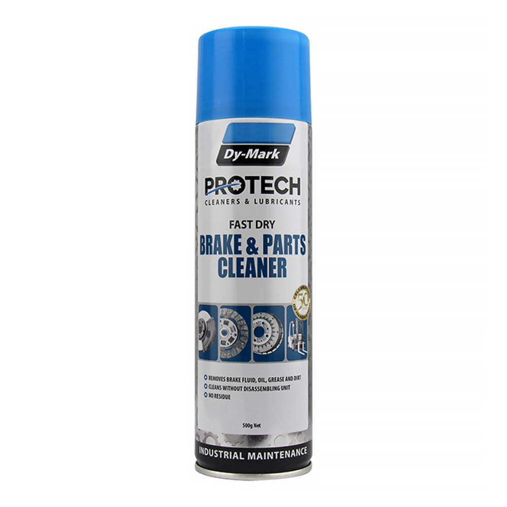 DY-MARK Protech Brake & Parts Clean Chlorinated 500g Spray Aerosol Fast Drying