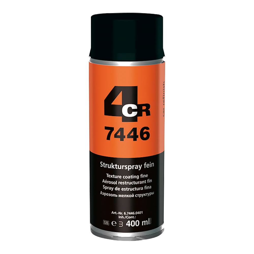 4CR 7446 Primerless Flexible Coarse Texture Coating 400ml Aerosol Transparent