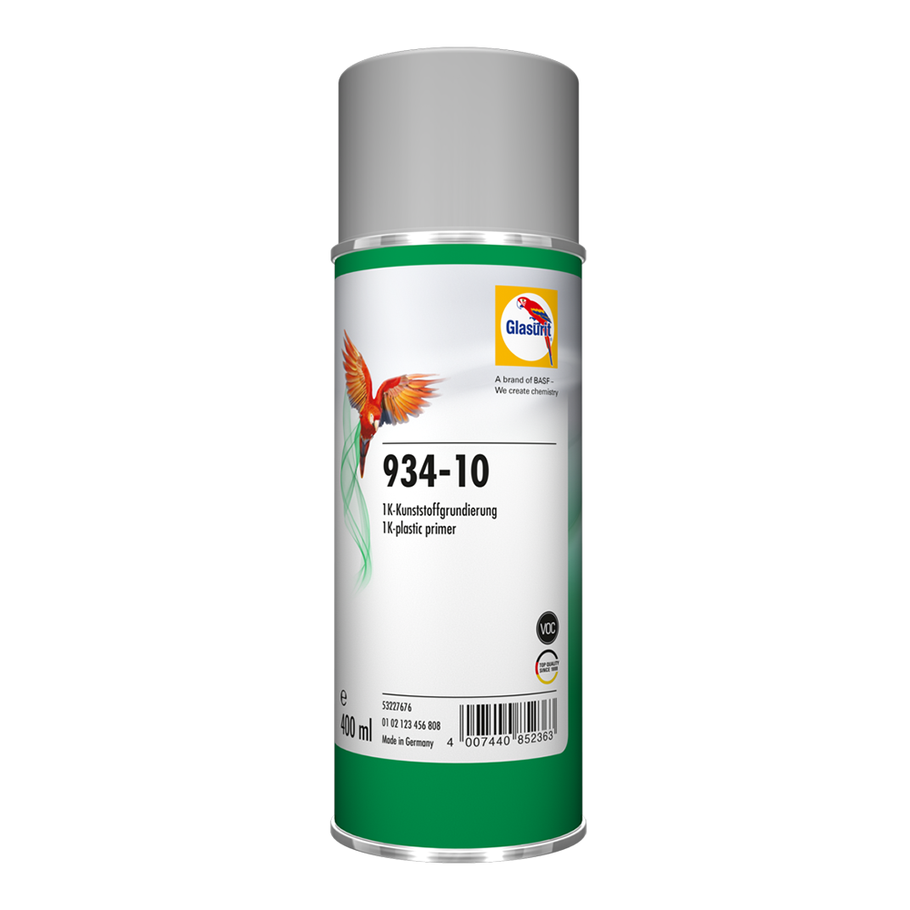 GLASURIT 934-10 1K Plastic Primer Spray 400ml Aerosol Automotive