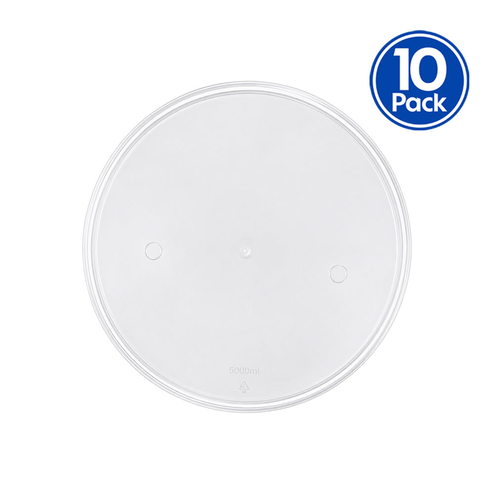 EDGE Paint Mixing Cup Lid 5L Snap-On Lid 10 Pack