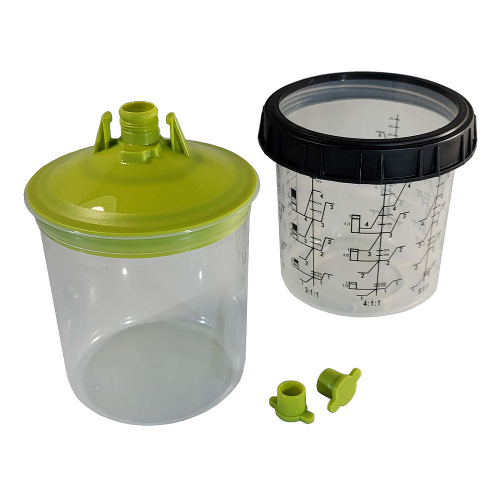 PLANIT Disposable Lids & Liners Kit 180ml 125um Filters PPS Cups