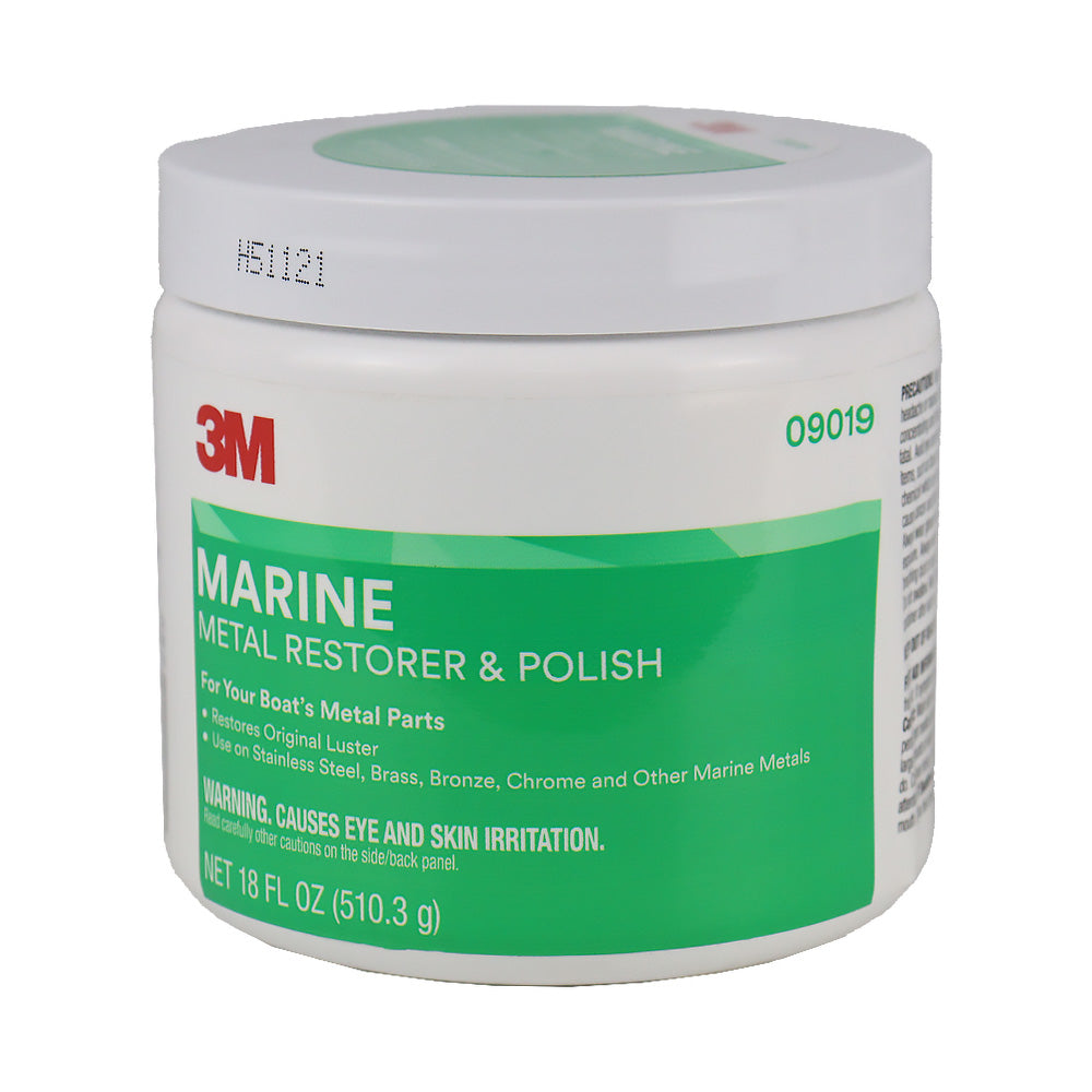 3M Marine Boat Metal Restorer & Polish 09019 510gm Stainless Steel Brass