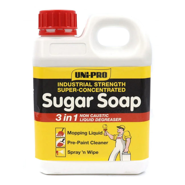 UNI-PRO Sugar Soap 1L 3-in-1 Super Concentrate High Foaming Non-Caustic