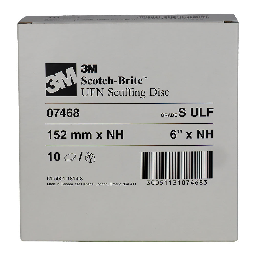 3M Scotch-Brite Scuffing Disc Grey Ultra Fine 150mm Pack of 10