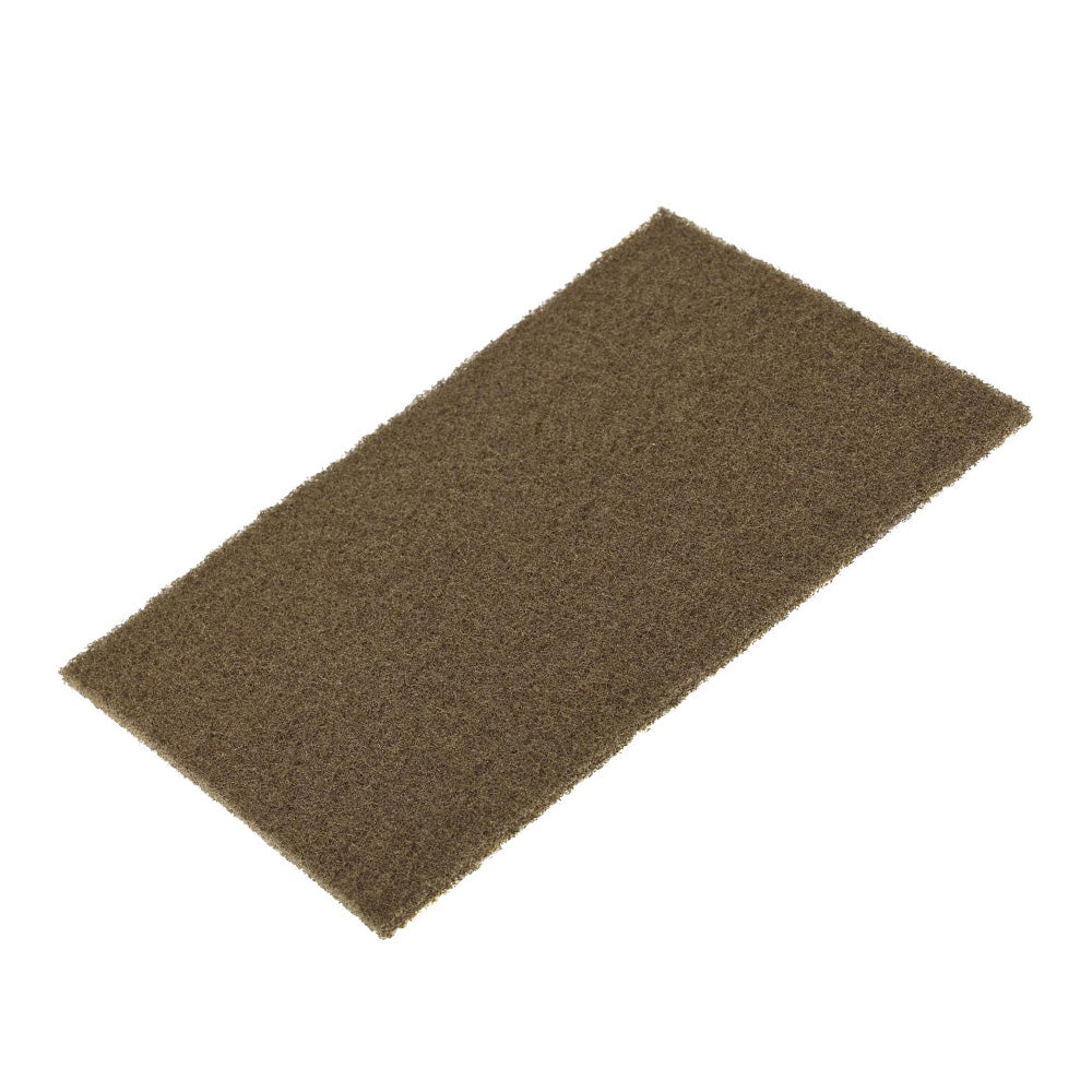 3M 7440 Scotch Brite Heavy Duty Tan Hand Pad 150mm x 230mm x 3 Pack