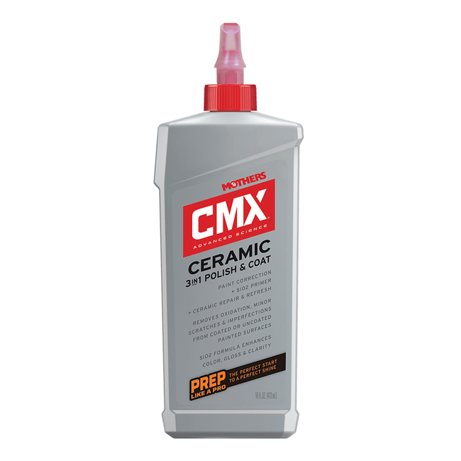 MOTHERS CMX Ceramic Clear Coat Nano Spray Coating & 3-in-1 Polish & Coat Kit