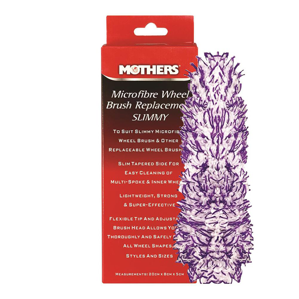 MOTHERS Slimmy Wheel Cleaning Brush Replacement Microfibre Head