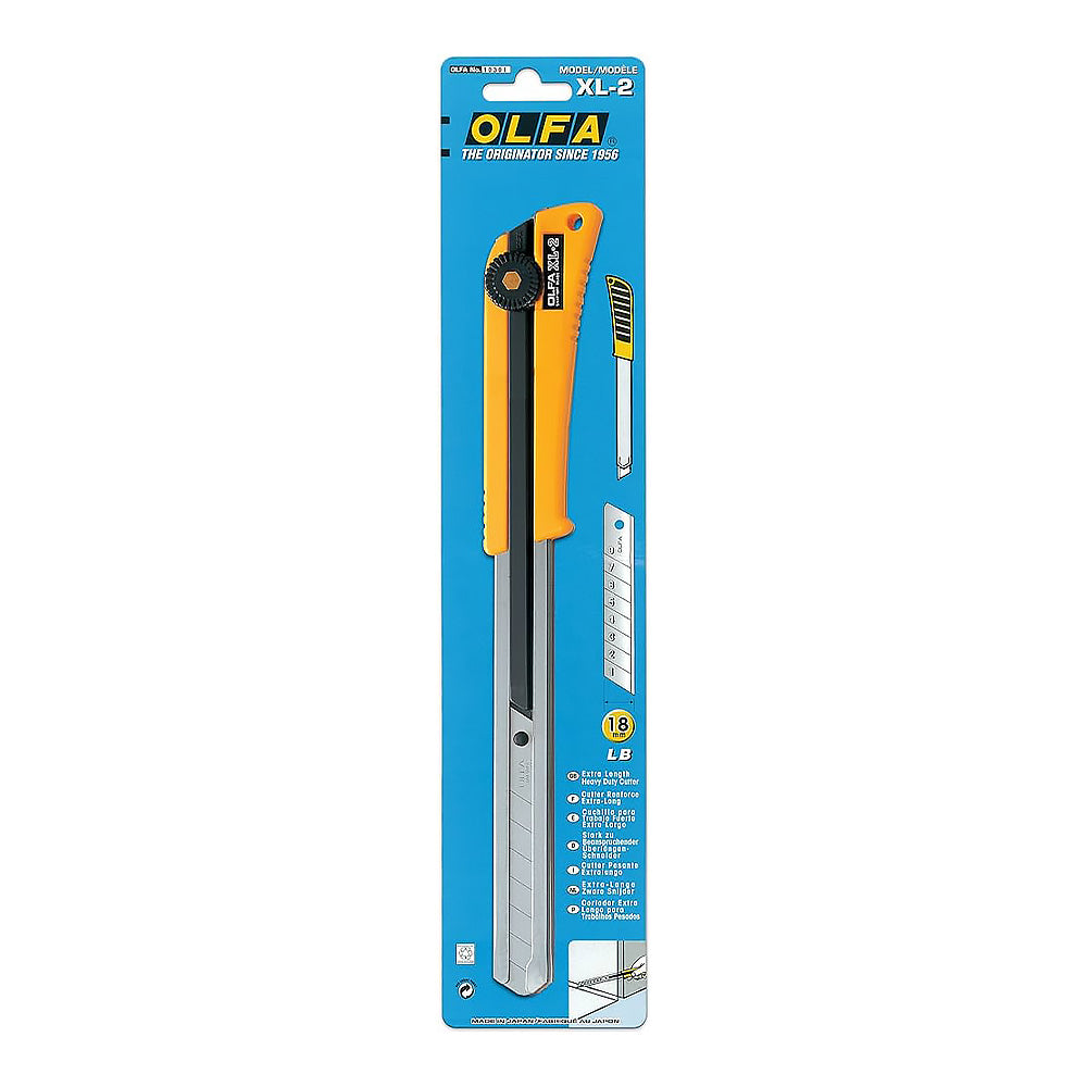 OLFA XL-2 Extra Long Heavy Duty Box Cutter 18mm Snap Off Blades