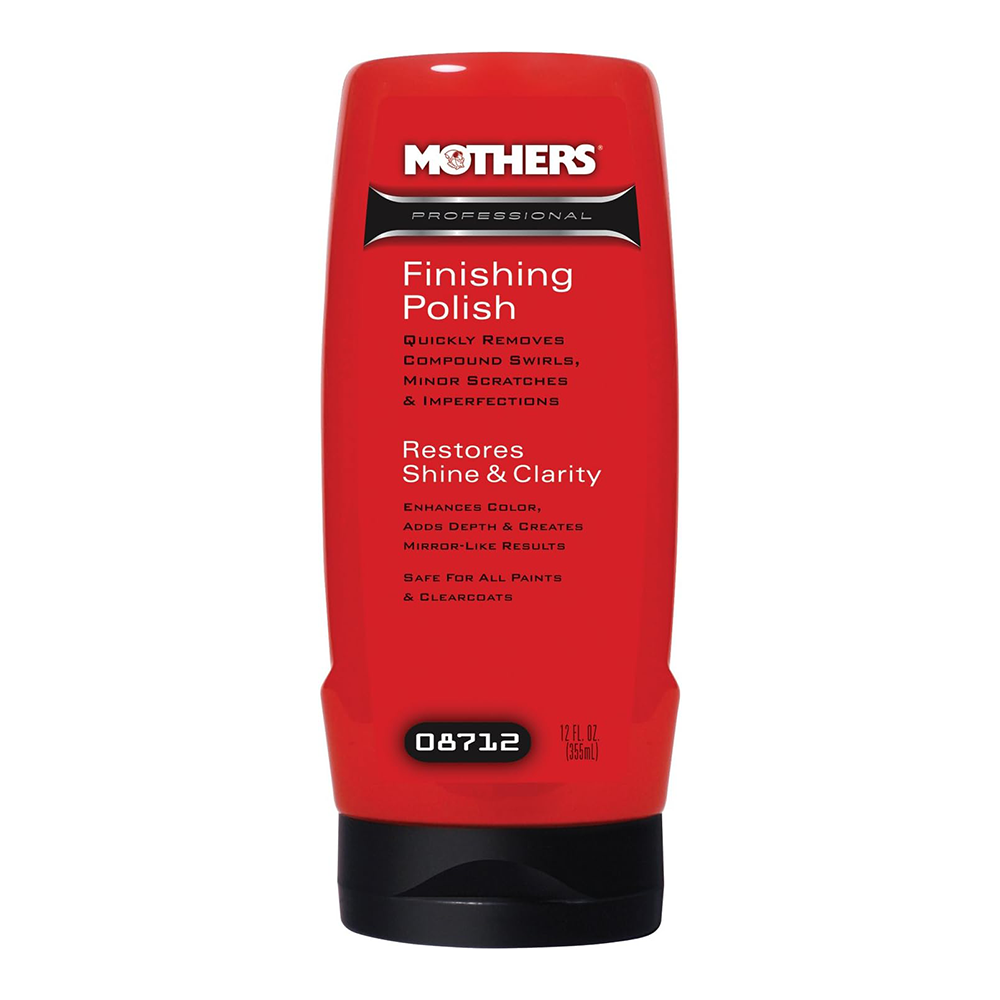 MOTHERS Professional Finishing Polish 355ml Paint Car Care Buffing Compound