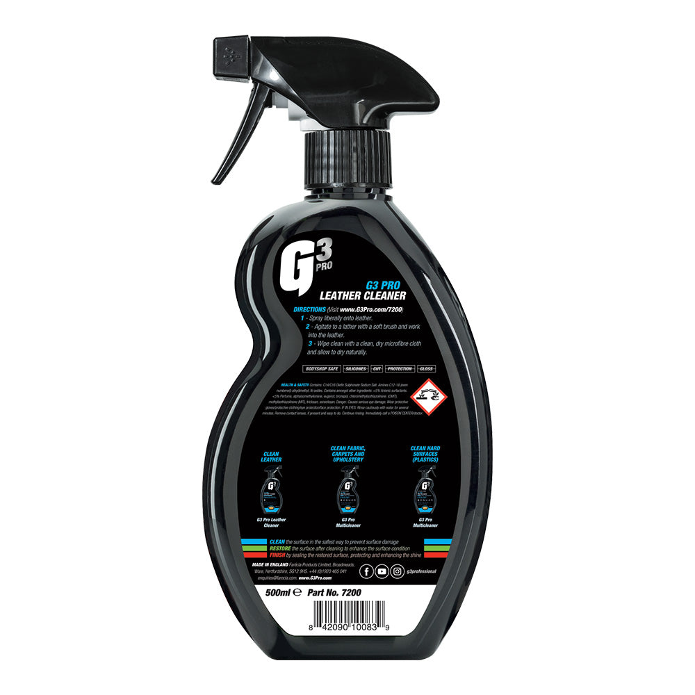 FARECLA G3 Pro Leather Cleaner 500ml Interior Restore Car Care