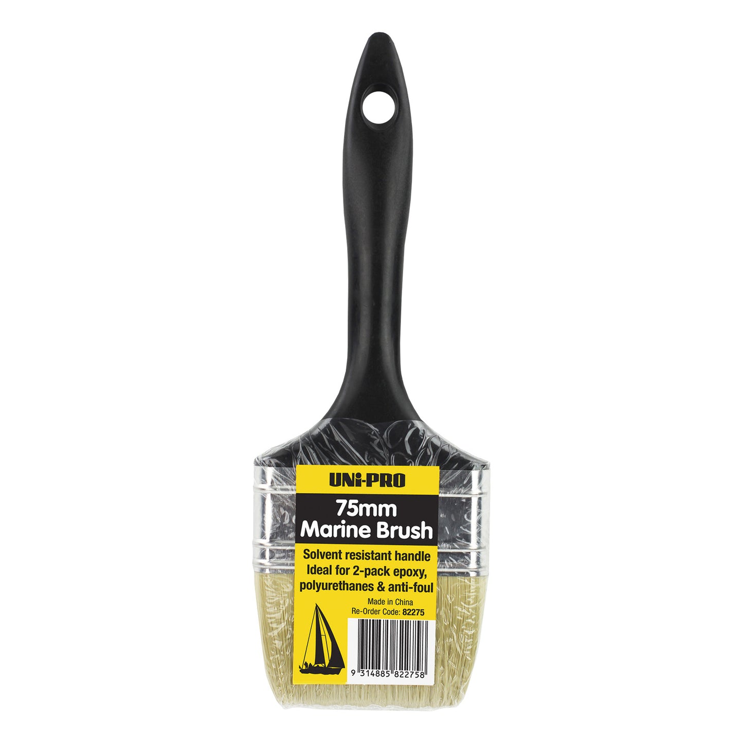 UNi-PRO Marine Brush 75mm Professional Coatings And Epoxy Application Tool