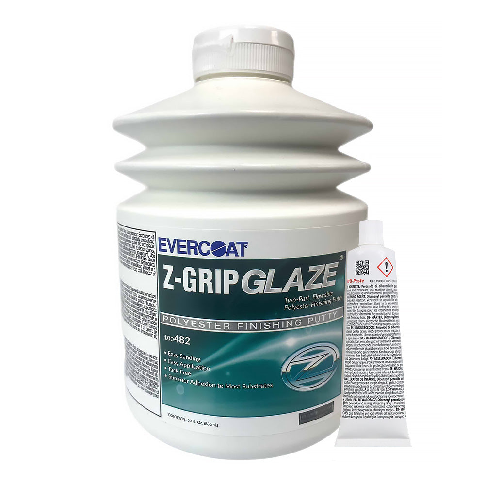 EVERCOAT Z Grip Glaze 2K Polyester Finishing Putty 30oz 880ml Easy Sanding