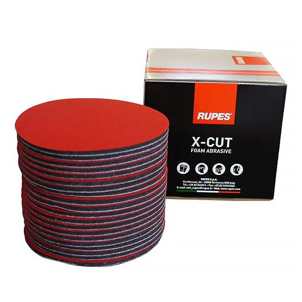 RUPES Bigfoot X-Cut Foam Abrasive Discs 150mm P1500 - P3000 x 20 Pack