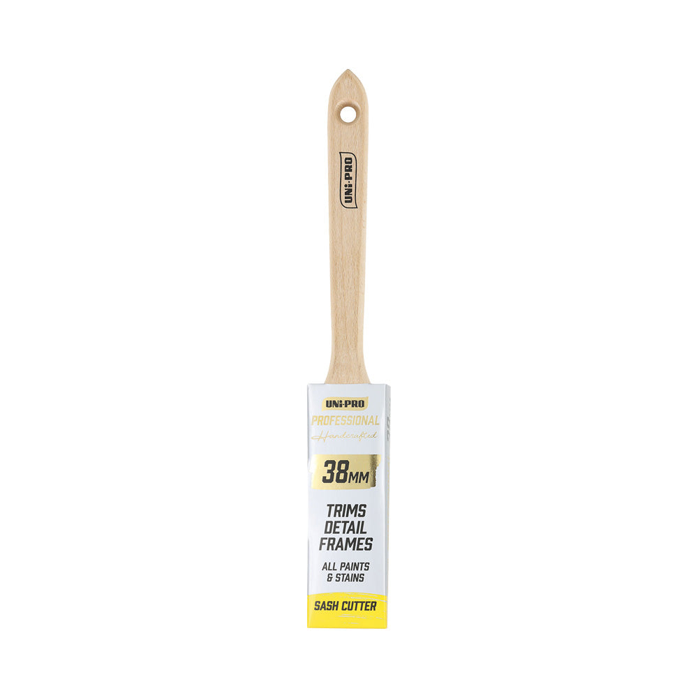 UNi-PRO Professional Sash Cutter Brush 38mm Angled Paint Brush