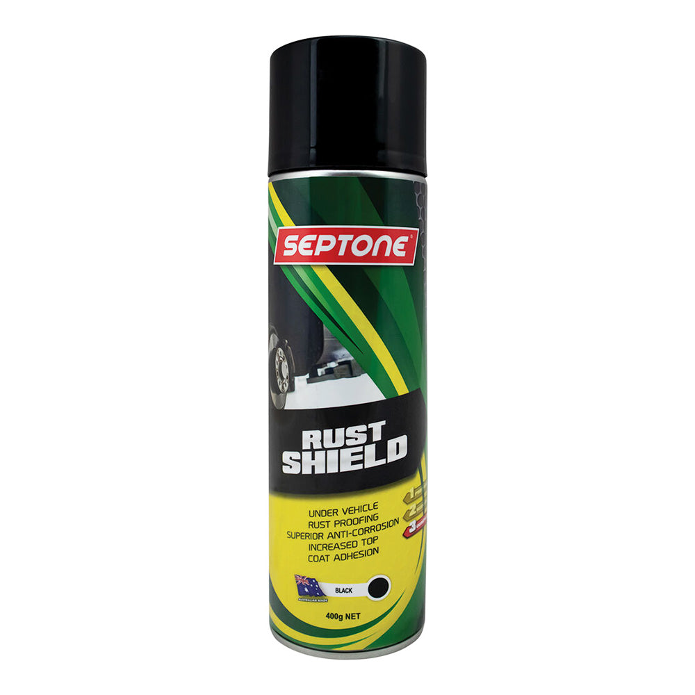 SEPTONE Rust Shield Black Underbody Rust Proofing Coating 400g Aerosol