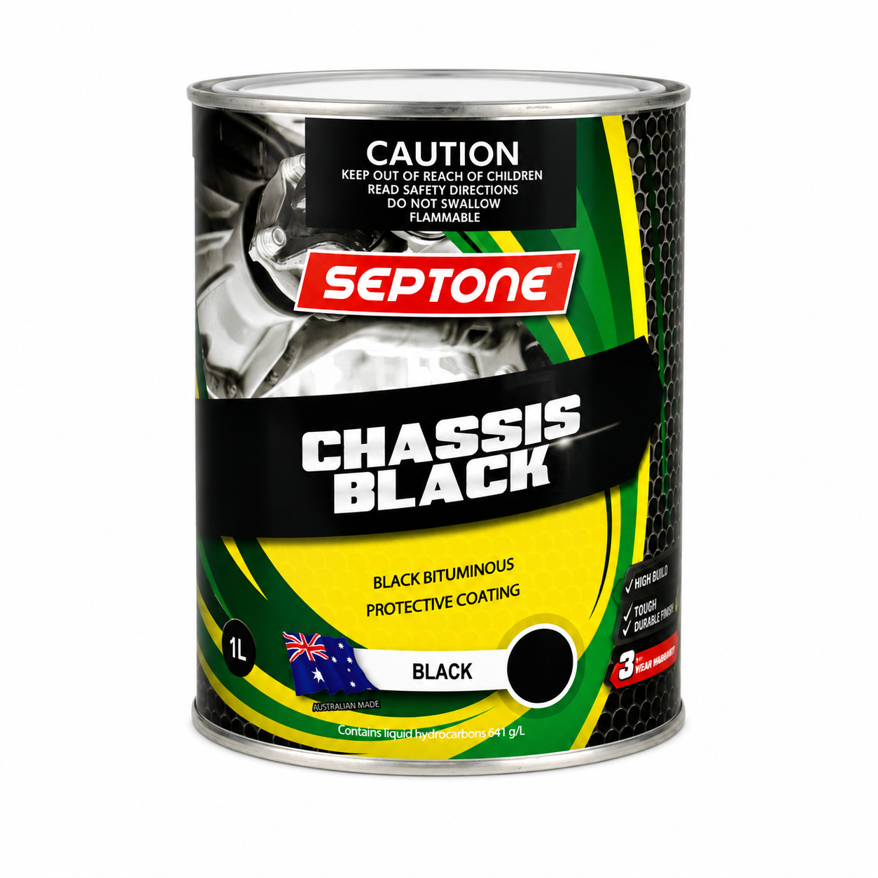 SEPTONE Chassis Black 1L Bituminous Underbody Protective Coating