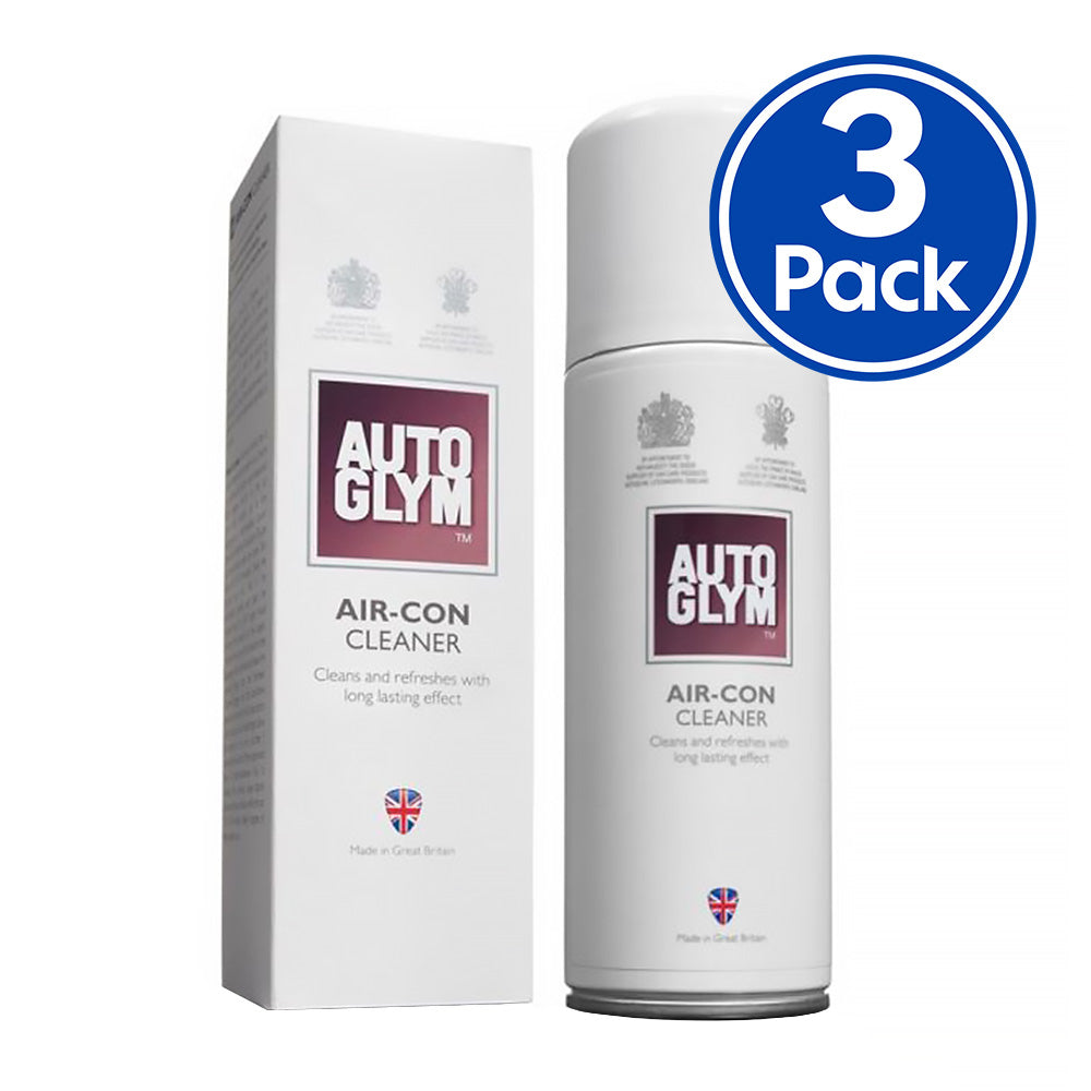AUTOGLYM Air Con Cleaner 98g Long Lasting Refresh x 3 Pack