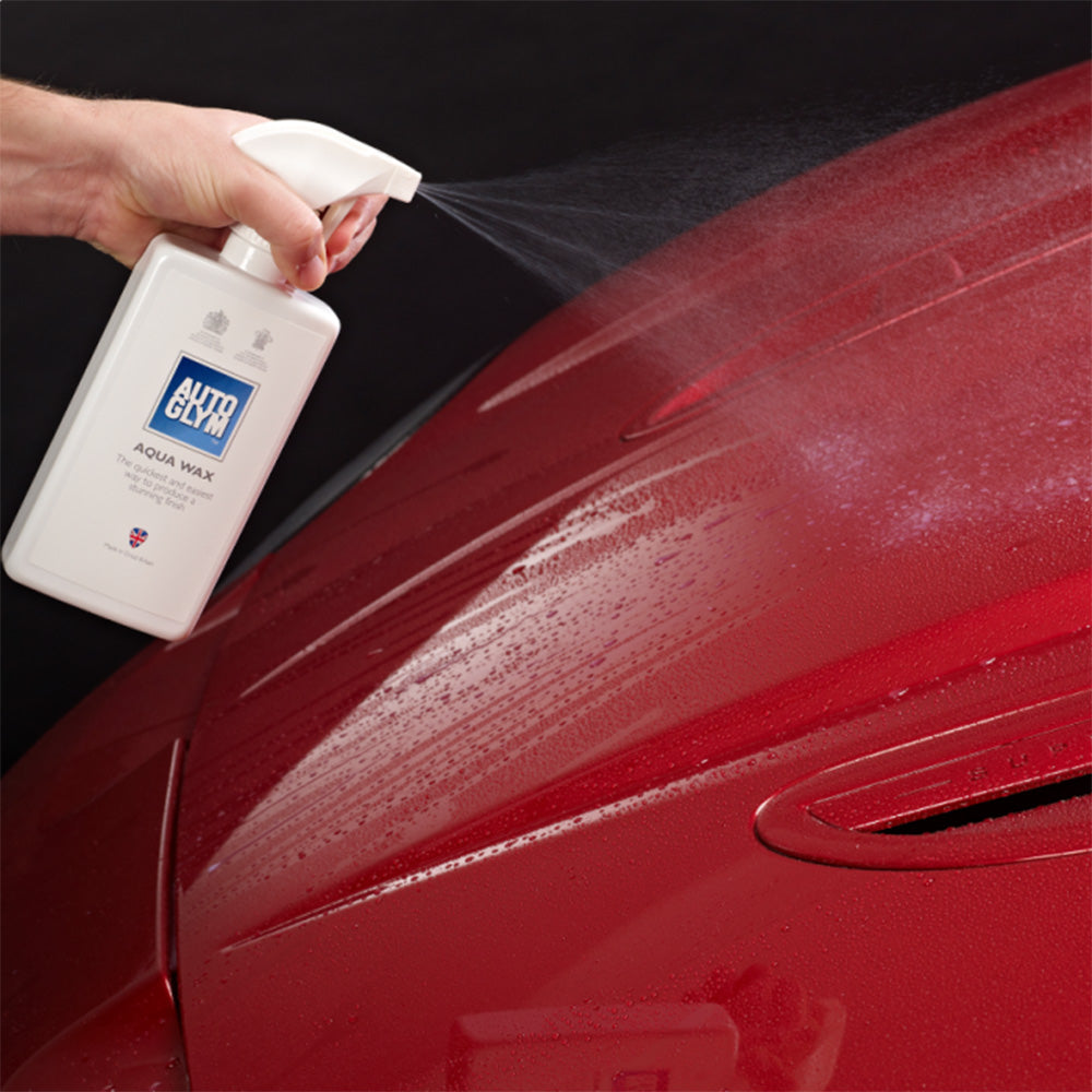 AUTOGLYM Rapid Aqua Wax Kit For Metallics Rubber Plastic & Glass