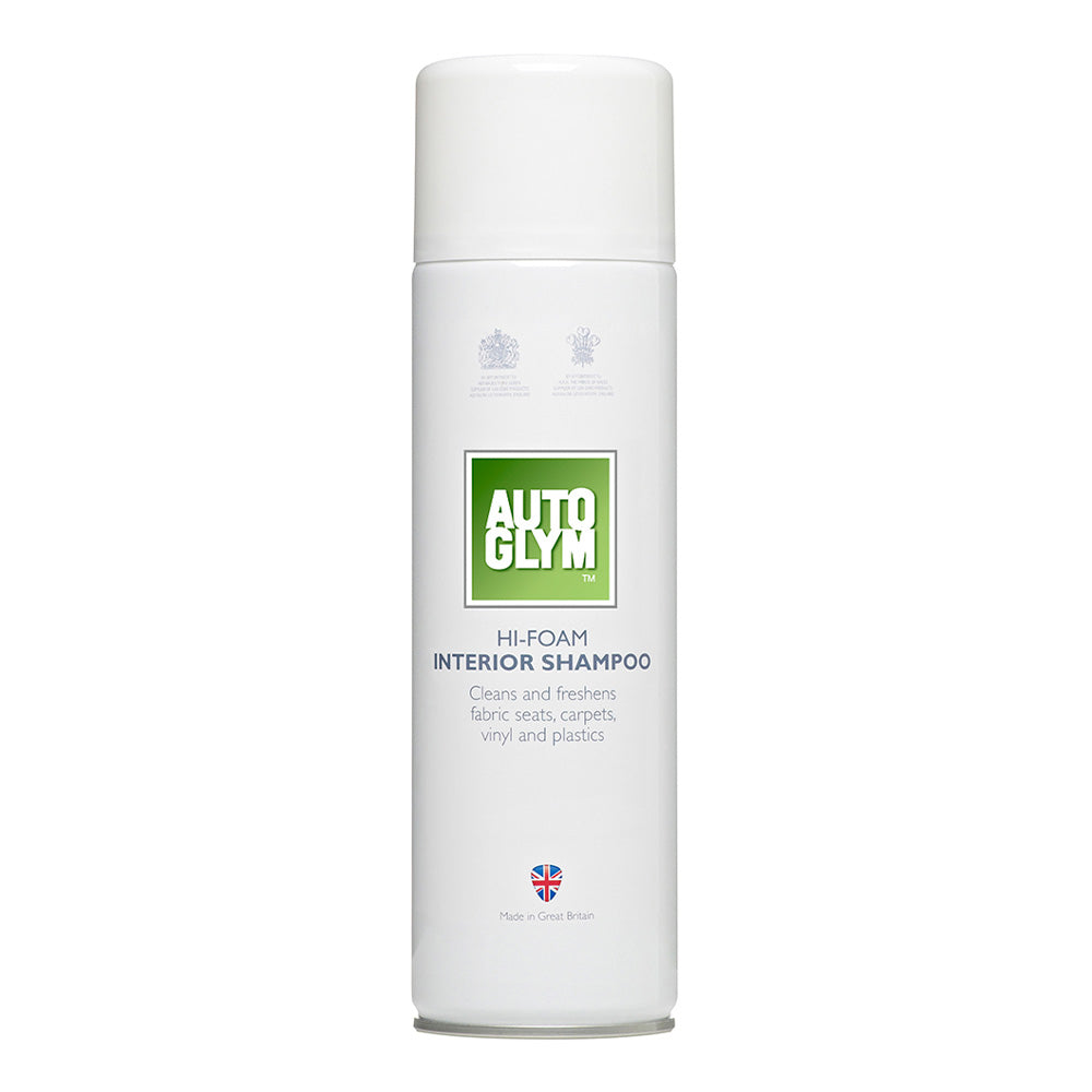 AUTOGLYM Hi Foam Interior Shampoo 450ml Aerosol Rapid Spot Cleaner