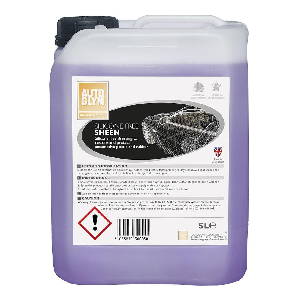 AUTOGLYM Automotive Silicone Free Tyre Mat Sheen 5L Car Care