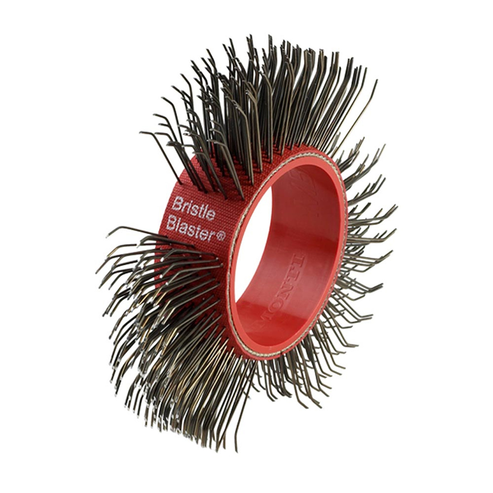 MONTIPOWER MBX Carbon Steel Belt Bristle Blaster Wire Brush 23mm Red BB-033