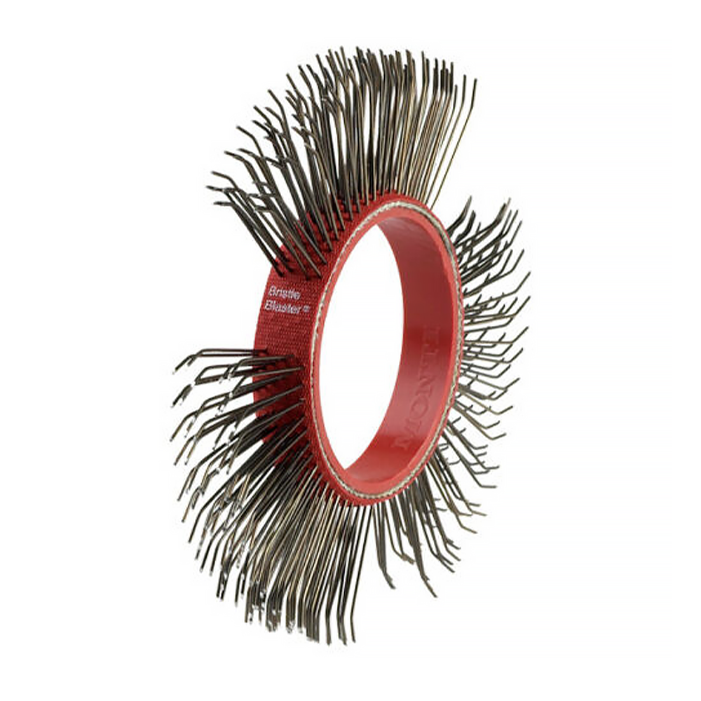 MONTIPOWER MBX Carbon Steel Belt Bristle Blaster Wire Brush 11mm Red BB-034