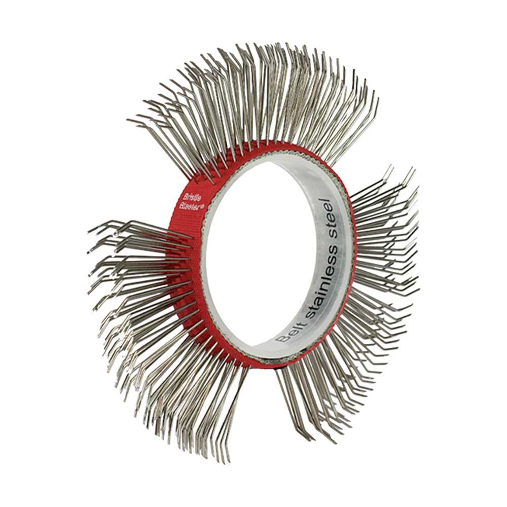 MONTIPOWER MBX Stainless Steel Belt Bristle Blaster Wire Brush 11mm Red BB-103