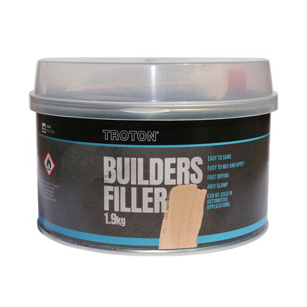 TROTON Builders Multi Purpose Filler 1.9kg Lightweight Easy Sanding Repair