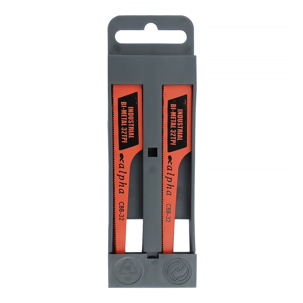 ALPHA Industrial Bi-Metal Air Hacksaw Blades 32TPI x 10 Pack