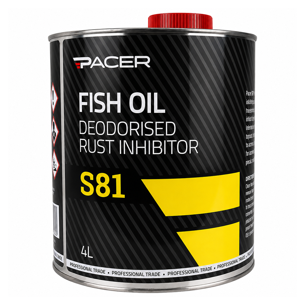 PACER S81 Fish Oil Deodorised Rust Inhibitor 4L Corrosion Protection Automotive