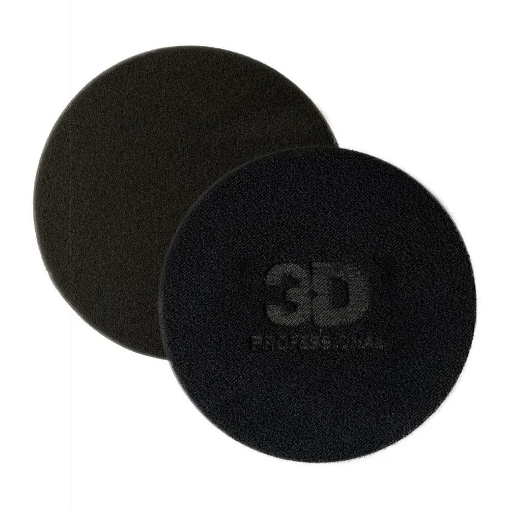 3D Black Foam Finishing Pad 6.5" Hook & Loop Polishing Super Soft Rotary Orbital