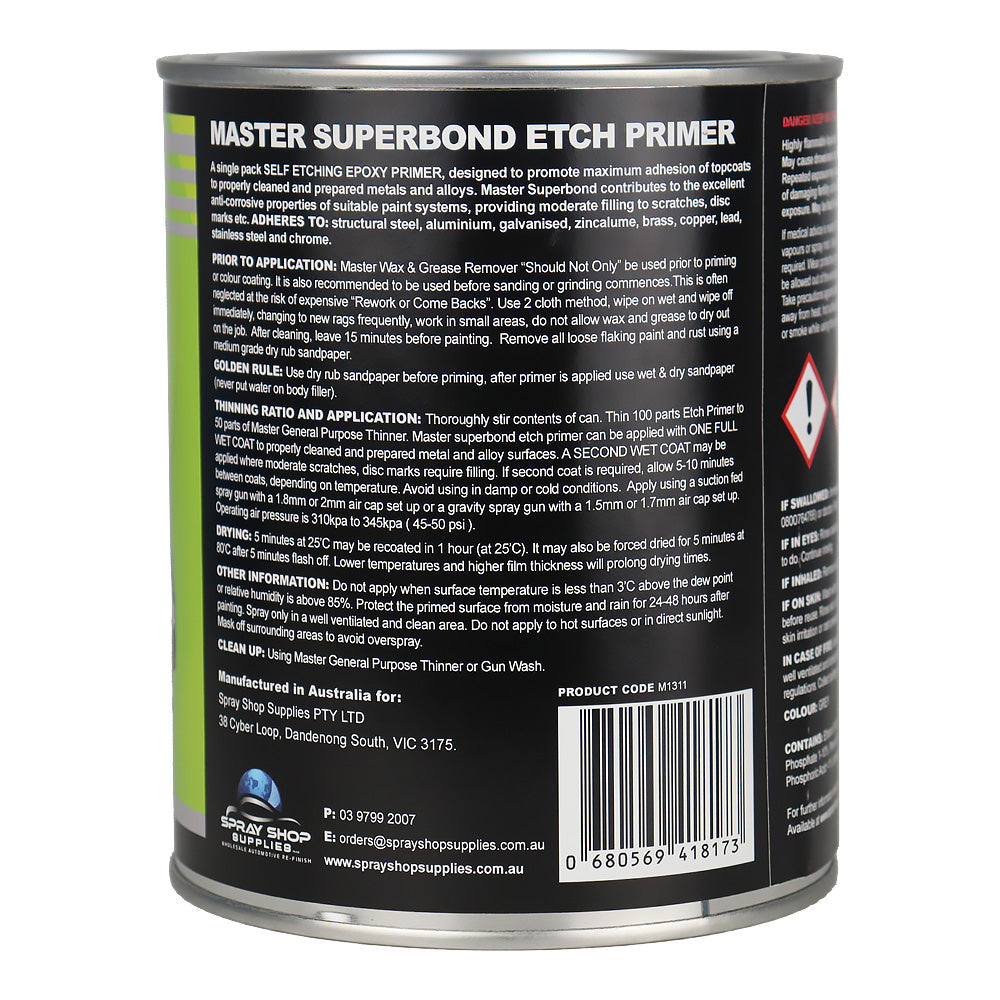 TROTON Master Etch Primer Superbond Grey 1L Acid Etch Primer