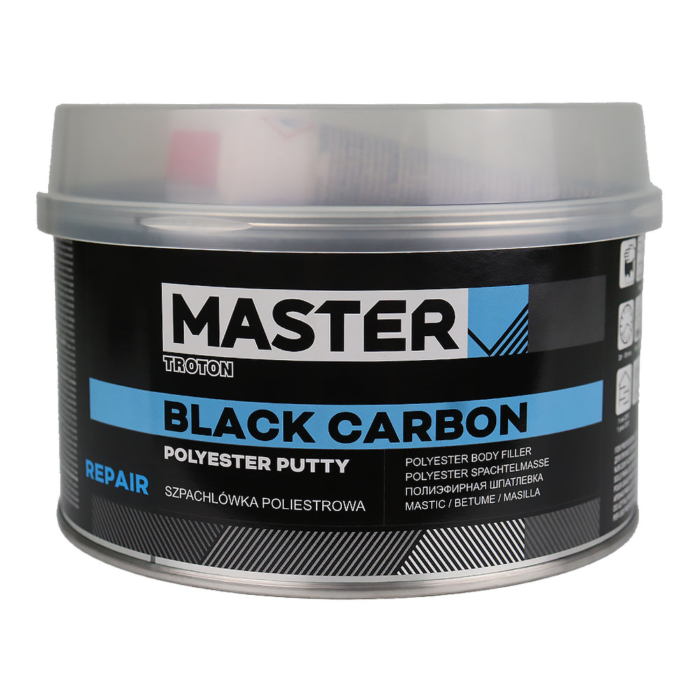 TROTON Master Black Carbon 1L with Hardener High-Performance Automotive Coating