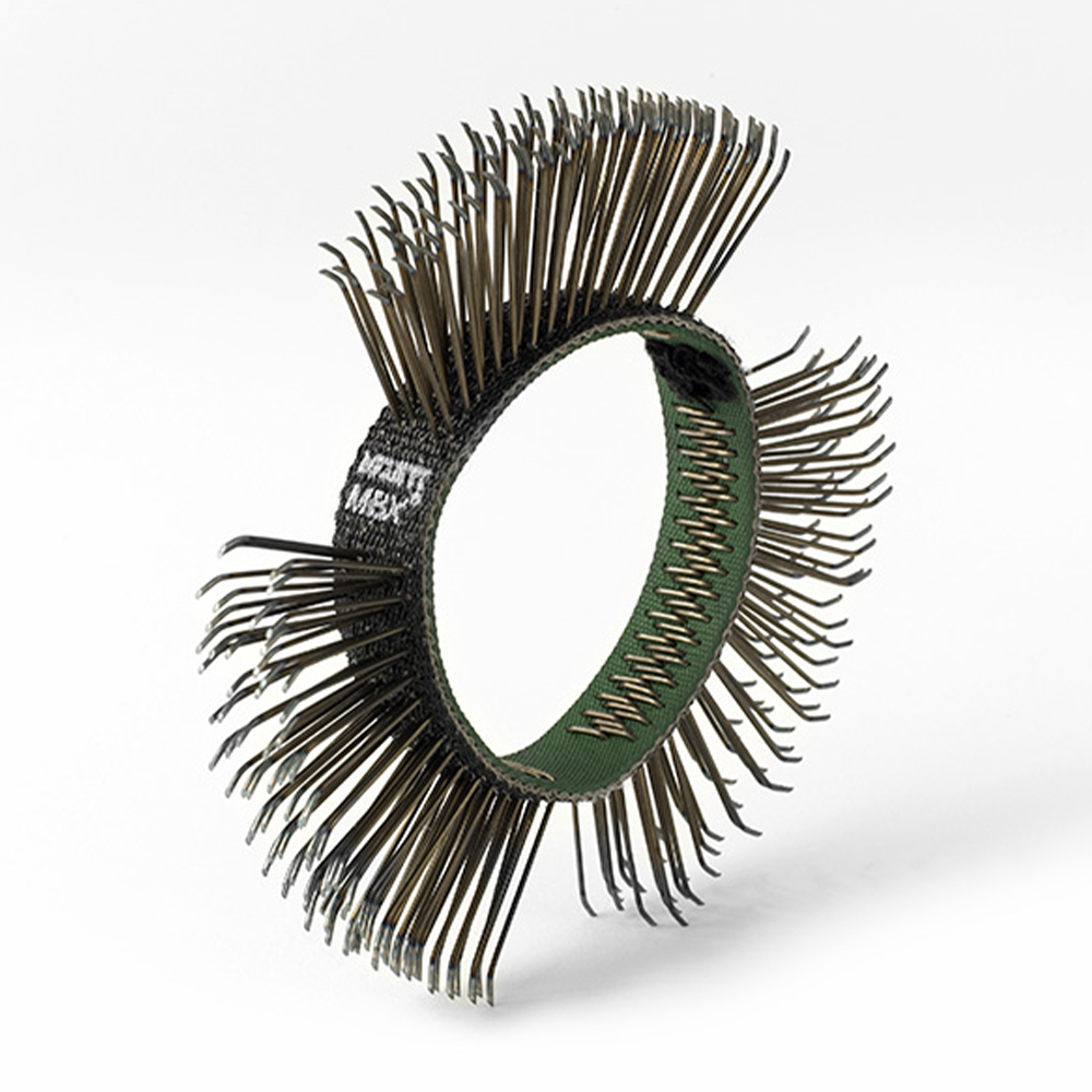 MONTIPOWER MBX Coarse Belt Metal Bristle Blaster Wire Brush 11mm Black