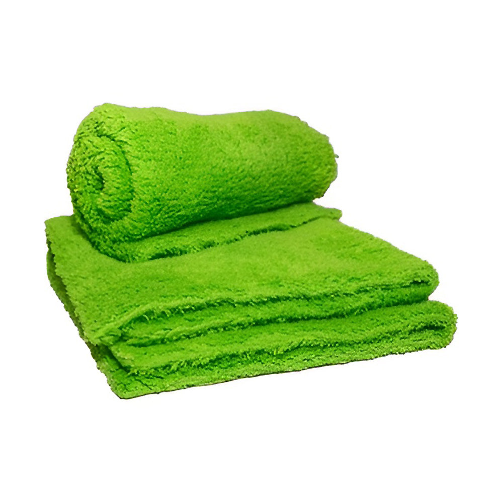 PUREWAX Green Buffing Cloth 400mm x 400mm x 10 Pack Edgeless Towel