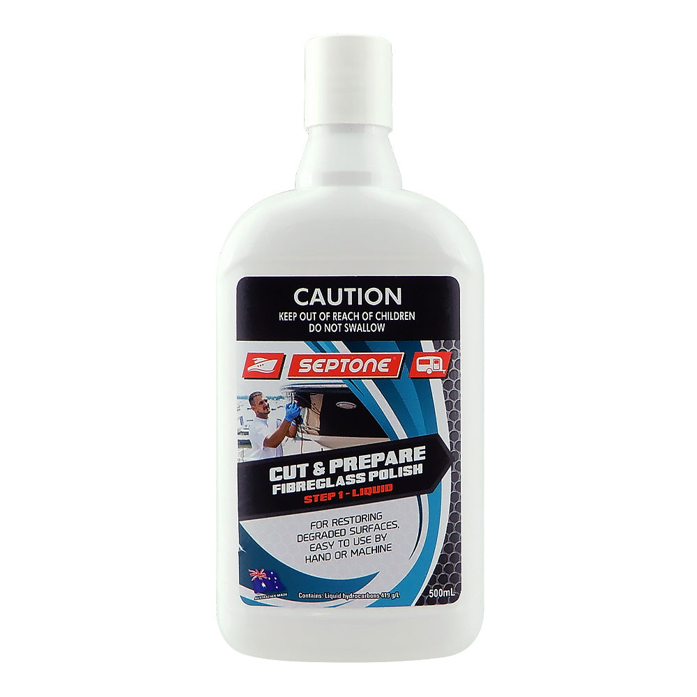 SEPTONE Boatcare Marine Cut & Prepare Fibreglass Gelcoat Liquid Compound 500ml